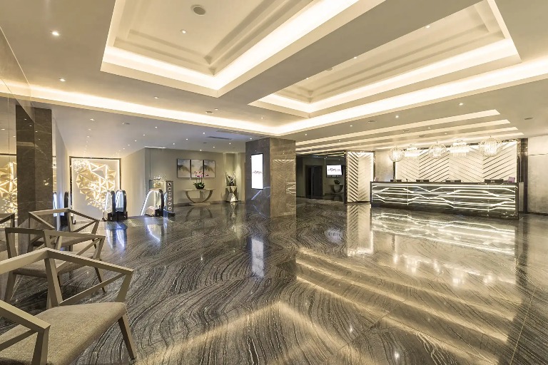 Front-of-house and lobby area at Silka Tseun Wan Hotel