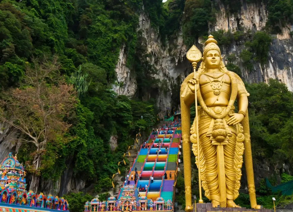 Lord Murugan statue at Batu Caves, Kuala Lumpur