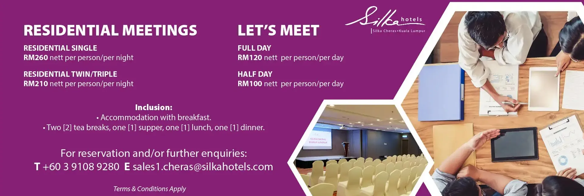 Silka Cheras Meeting room packages