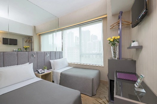 City-view twin beds at Silka Far East Hotel Superior Room