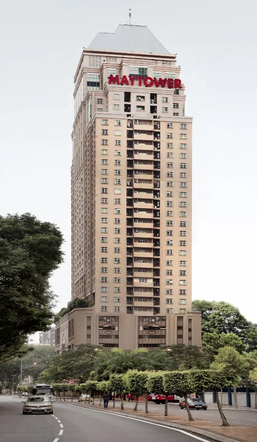 Daytime facade of  Silka Maytower Hotel, Kuala Lumpur