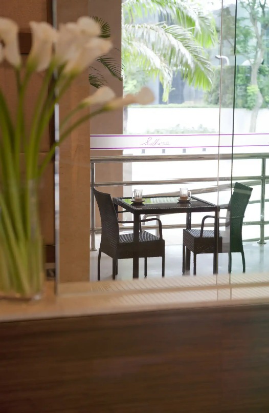 Coffee table for two at Silka Maytower Hotel, Kuala Lumpur