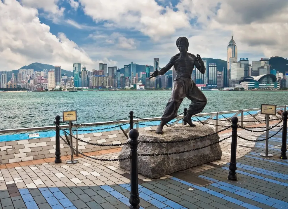 Statue of Bruce Lee in Avenue of Stars, Hong Kong